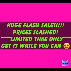 HUGE FLASH SALE!! LIMITED TIME ONLY!!! ***SALE***!